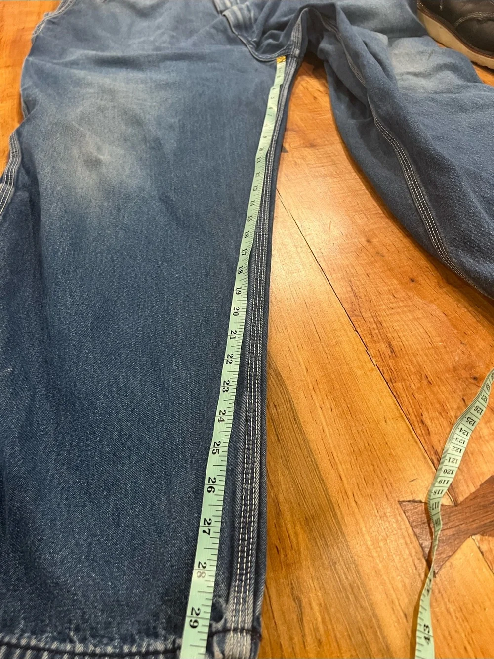 Relaxed Fit Denim Overalls in Blue - Classic Casual Workwear
